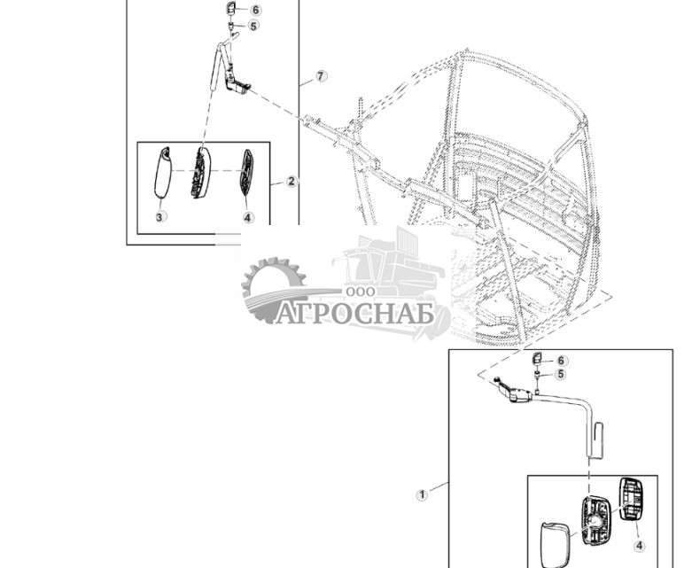 Наружное зеркало, головка с электрическим управлением без бордюрного зеркала - ST831123 549.jpg